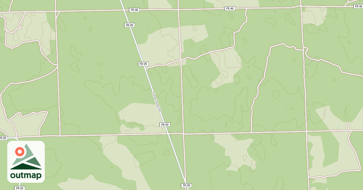 Map of USFS Motor Vehicle Use Map Roads {51C3E160-CC3F-4B76-AD24-39797F28FA99}