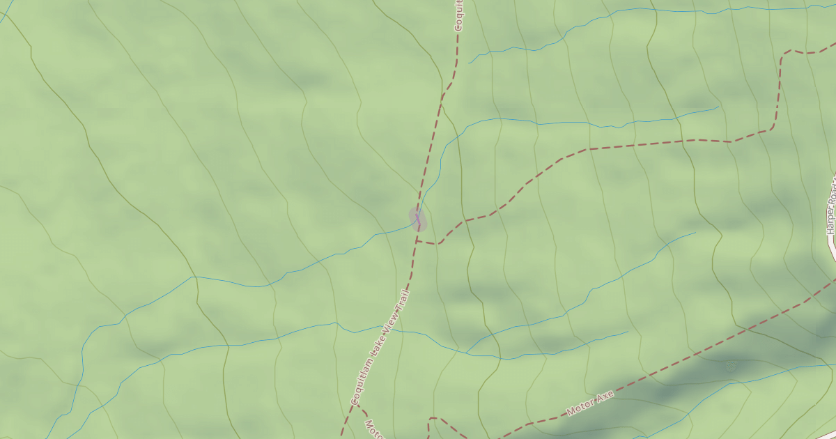 Map preview of Coquitlam Lake View Trail