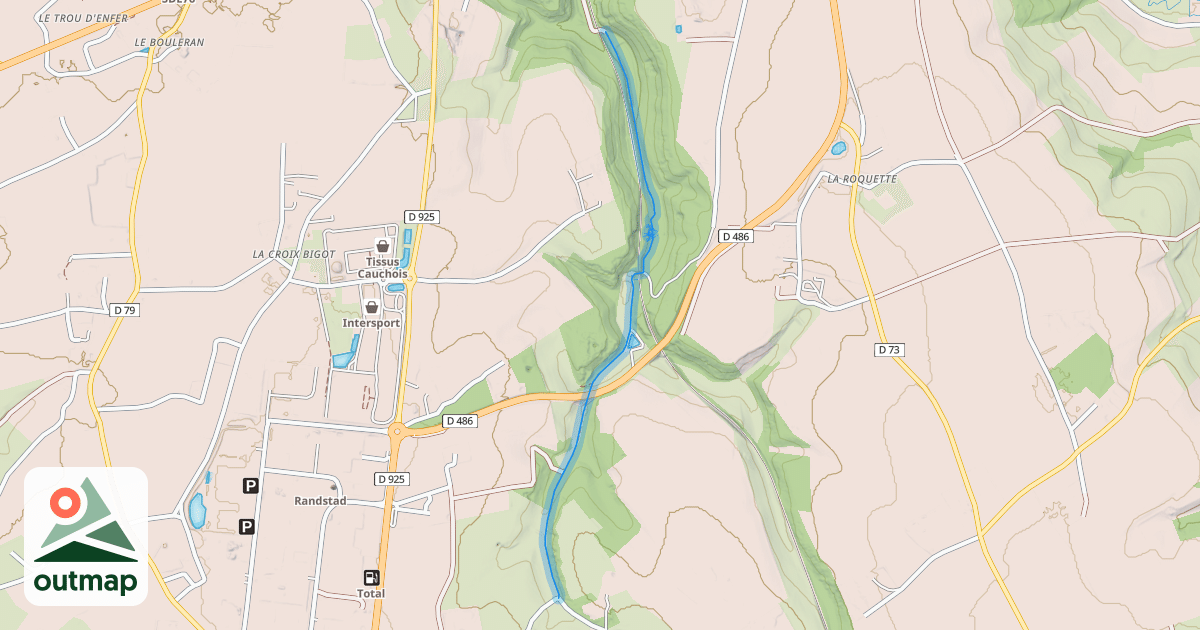 Map of Chemin du Bois de Bosclong