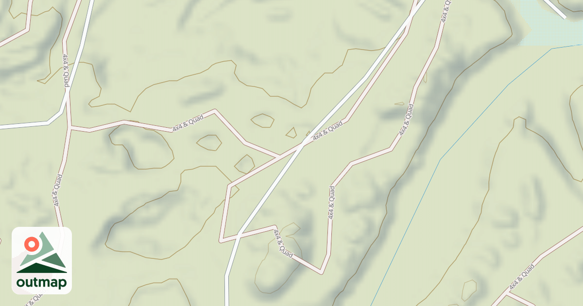 Map of Interlake State Recreation Area Trails