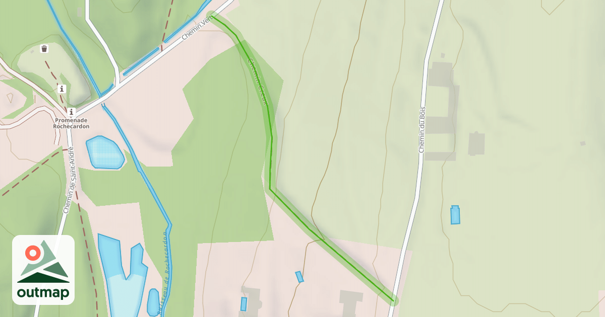 Map of Chemin Creux