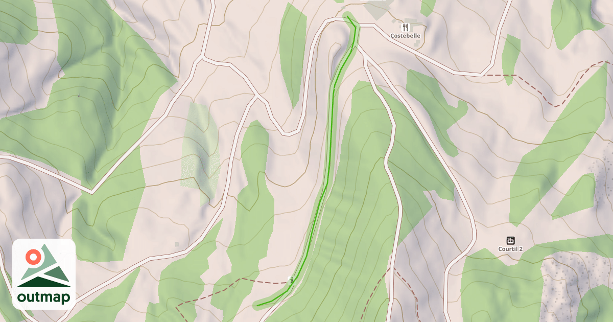 Map of Chemin Supérieur