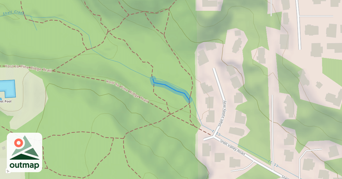 Map of Highline Trail