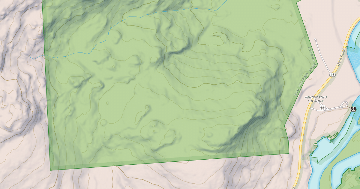 Map preview of Magalloway River Trail