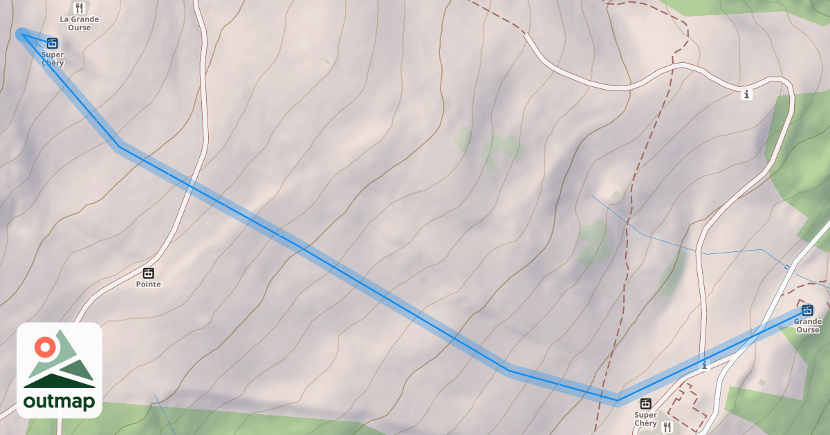Map of Chamois