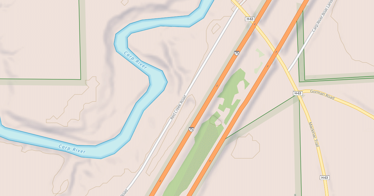 Map preview of RED CREEK