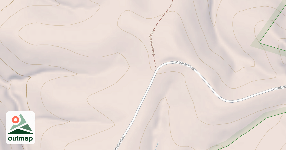 Map of Sheltowee Trace