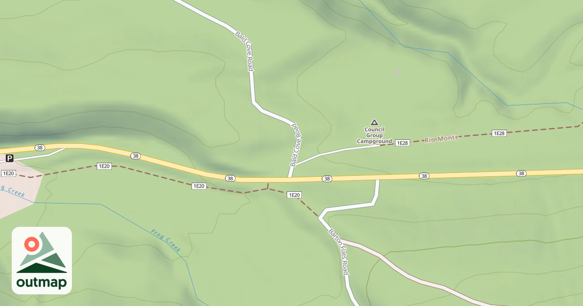 Map of BALD COVE (4WD)