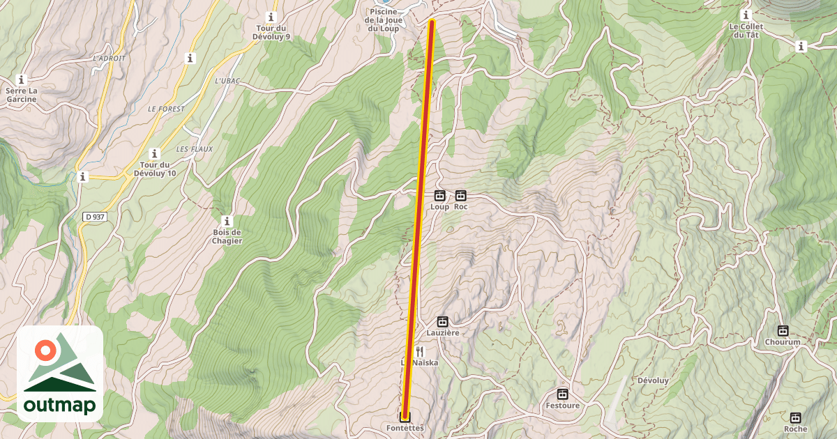 Map of Fontettes