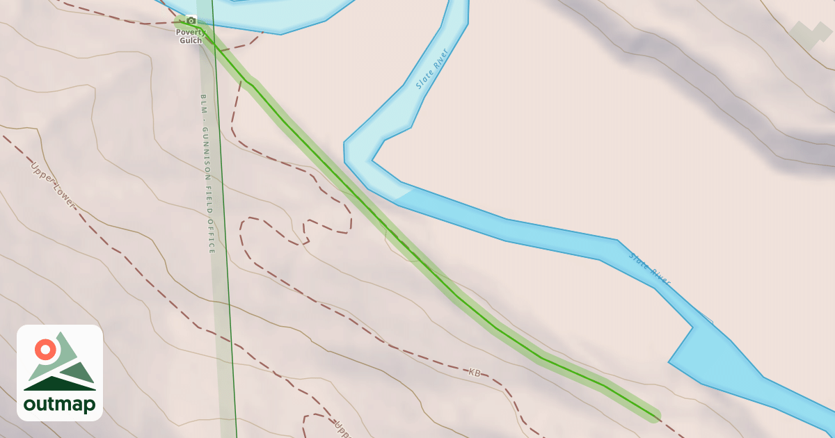 Map of Mike's Mile