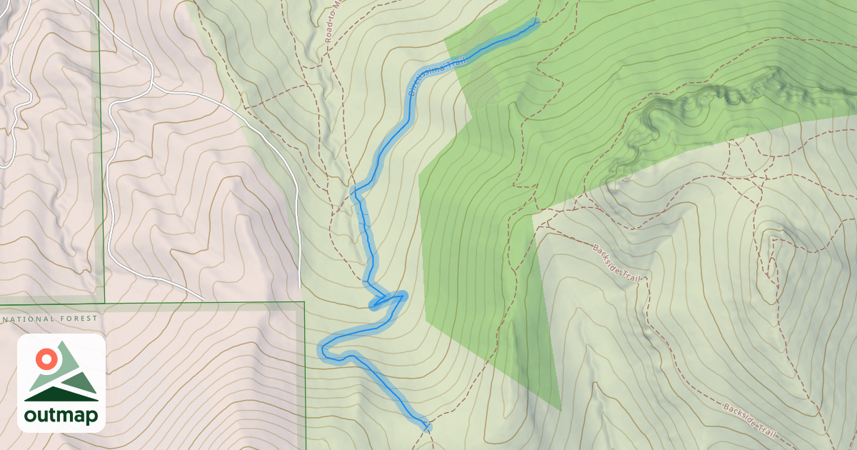Map of Diretissima Trail