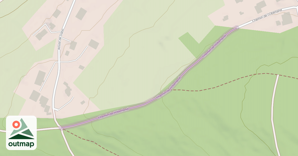 Map of Chemin de l'Oberland