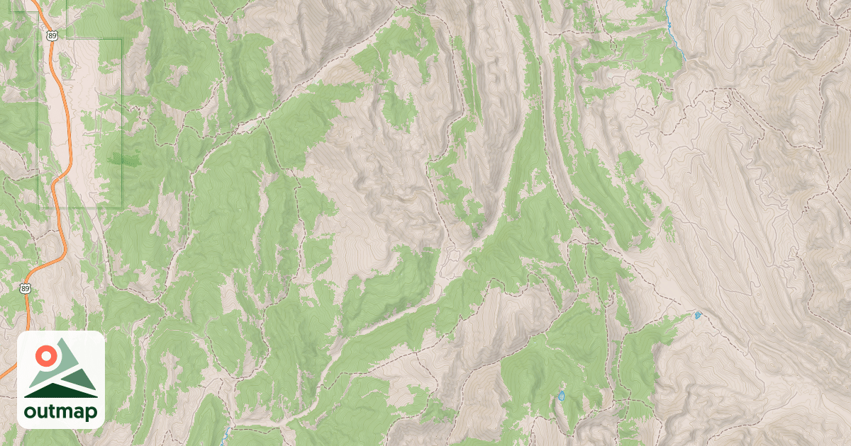 Map of SMITHS FORK