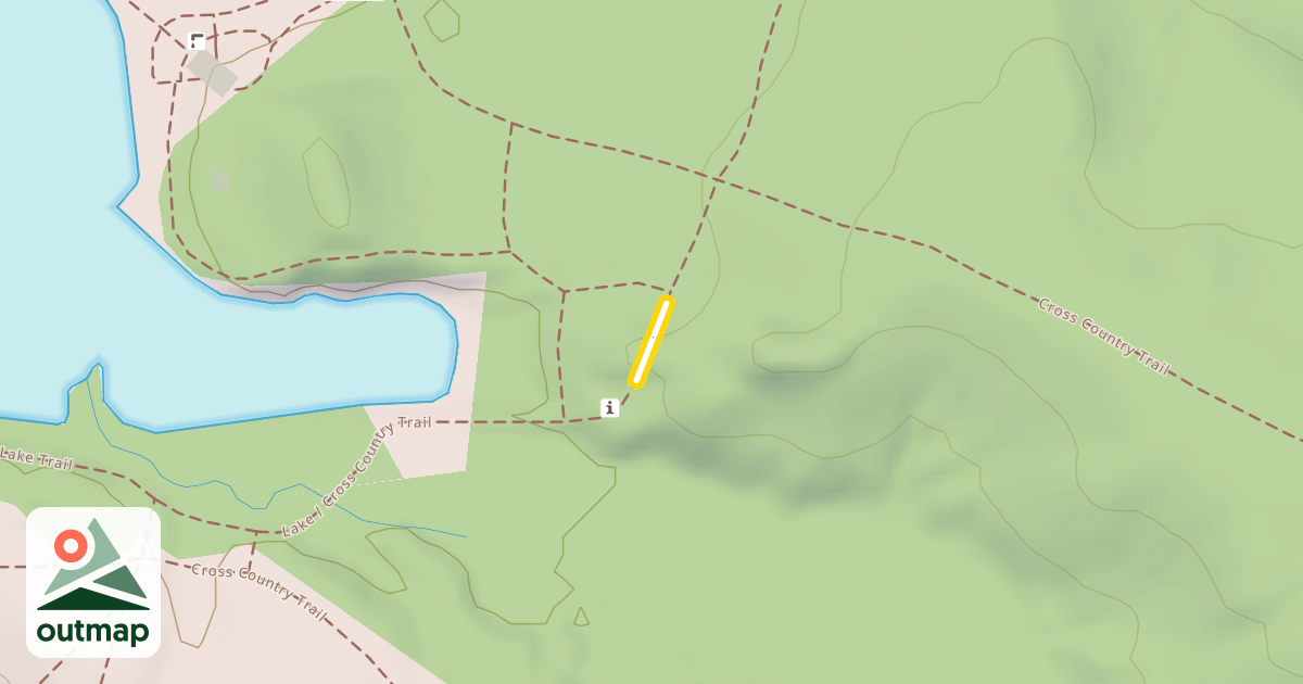 Map of Lake / Cross Country Trail