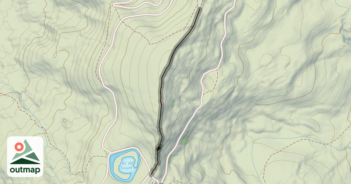 Map of Crête de la Serre