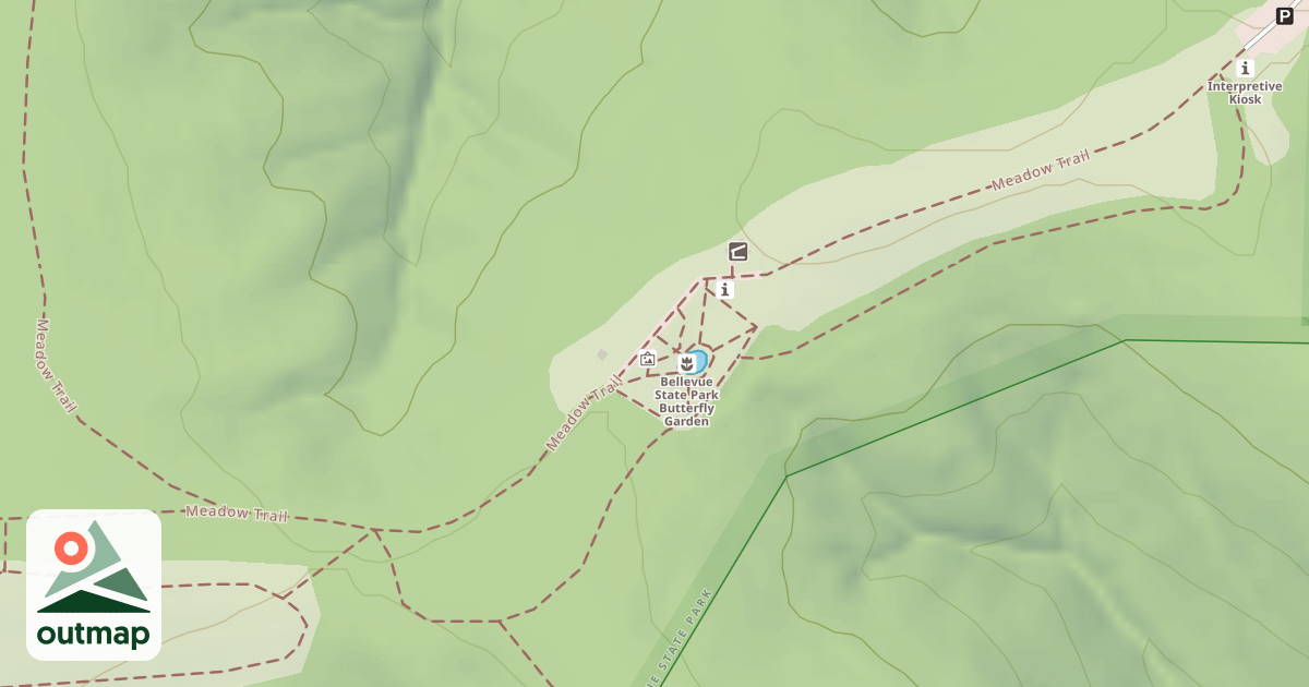Map of Butterfly Garden