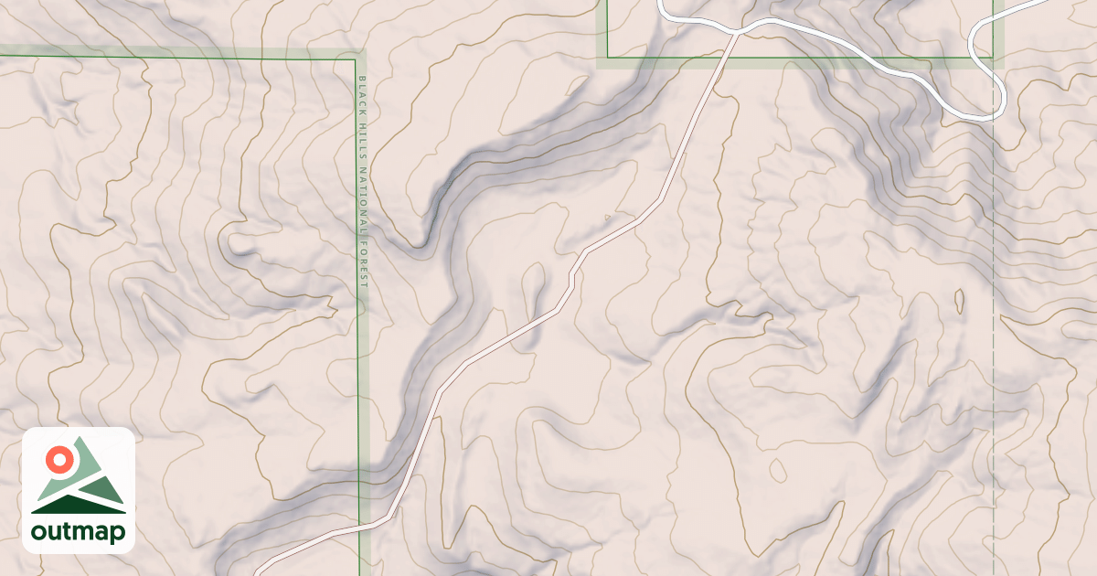 Map of ELK MOUNTAIN