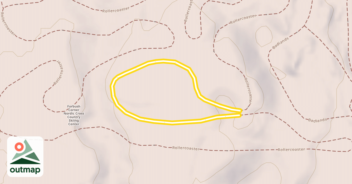 Map of Rollercoaster