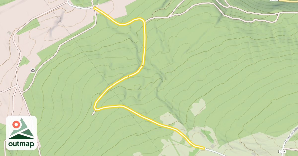 Map of Route du Mont d'Or
