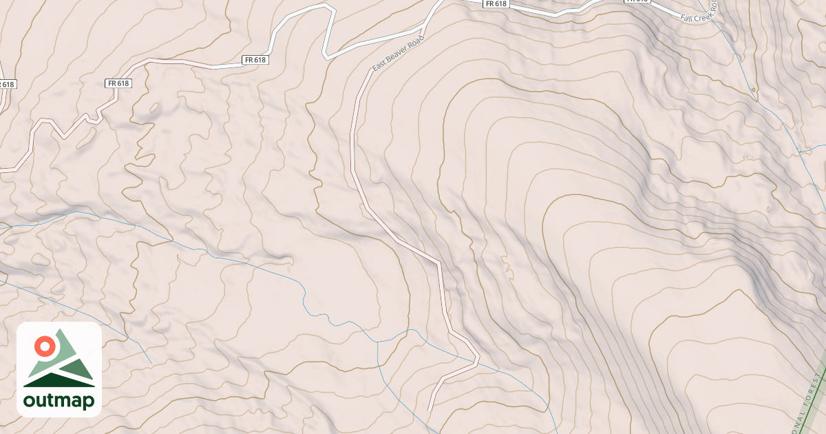 Map of E. BEAVER