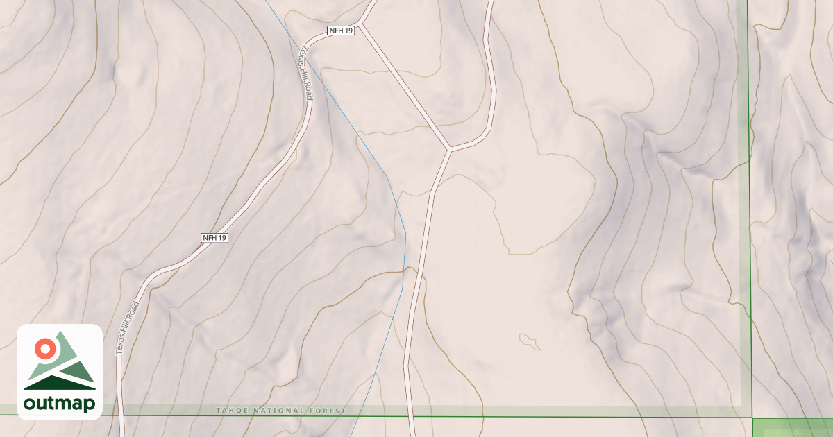 Map of BIG VALLEY RIDGE