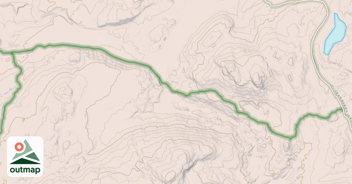Map of Alice Brook Trail