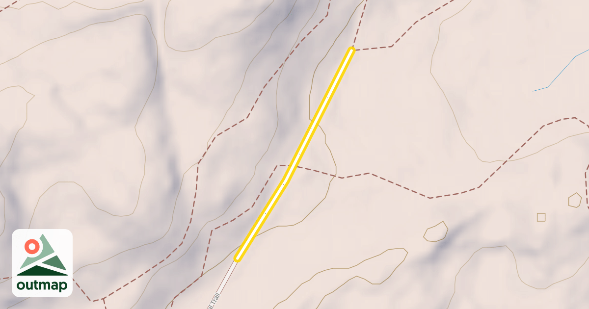 Map of Wolverine/Hospital Trail