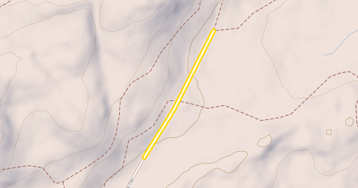 Map preview of Wolverine/Hospital Trail