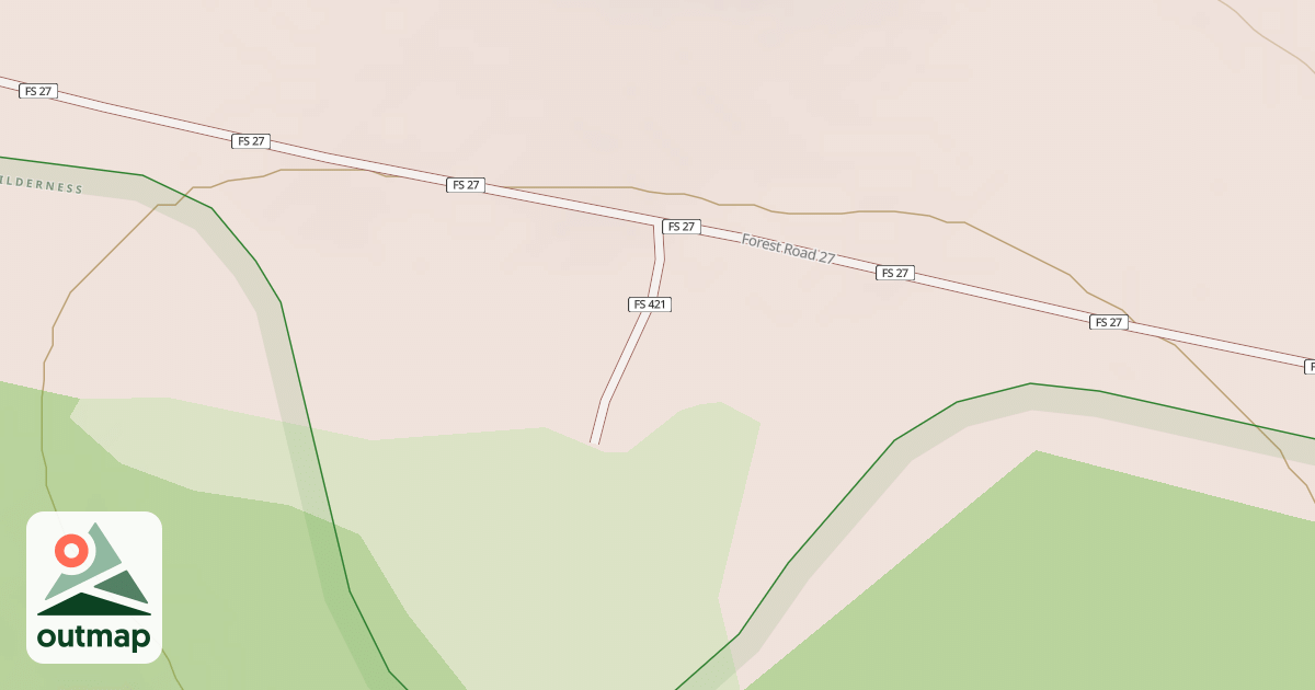 Map of USFS Motor Vehicle Use Map Roads {13D868CC-264F-4DA1-98E0-4BF19ED1C060}