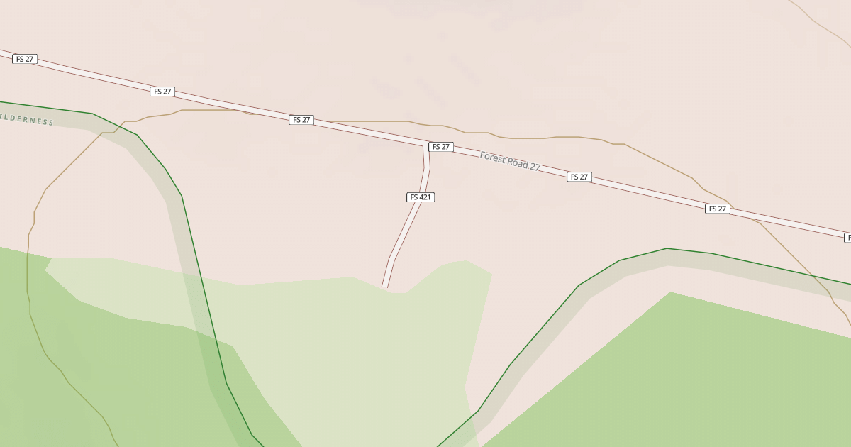 Map preview of USFS Motor Vehicle Use Map Roads {13D868CC-264F-4DA1-98E0-4BF19ED1C060}