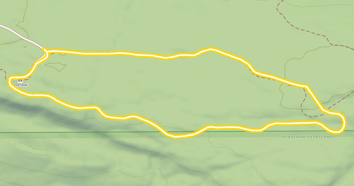 Map preview of Weathertop Loop