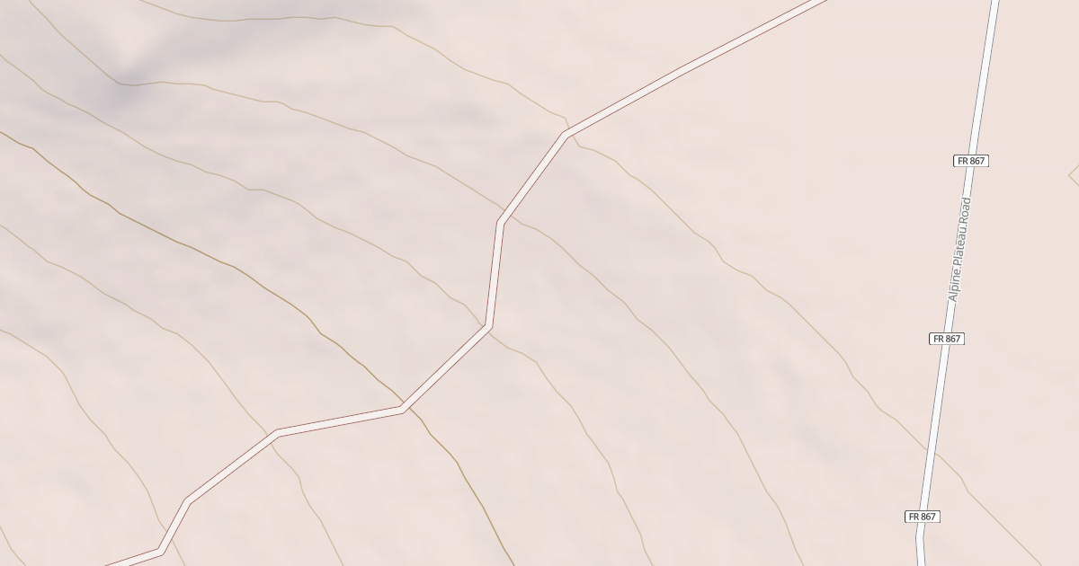 Map preview of ALPINE PLATEAU SPUR 3J