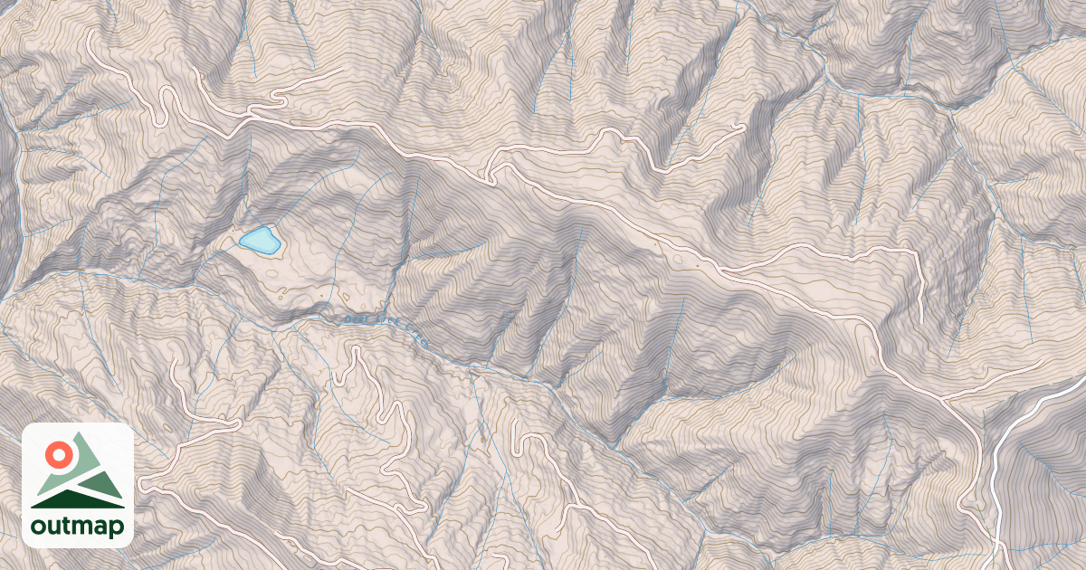 Map of DEER LICK CREEK