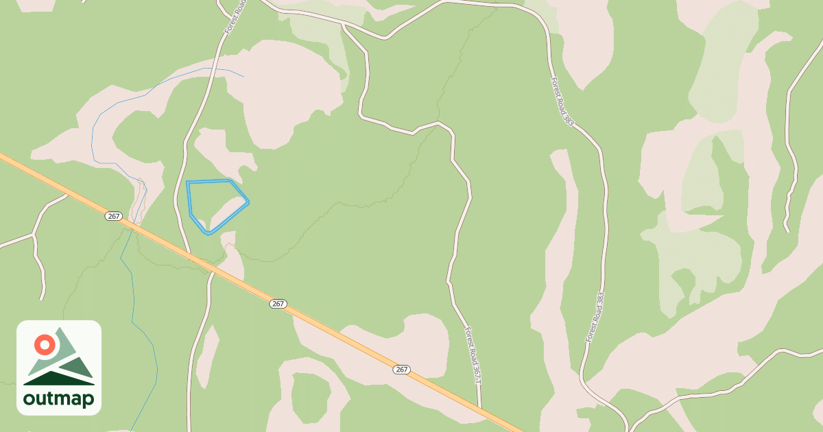 Map of USFS National Forest System Roads {4C4BB109-2421-4469-8C38-7552B0B1990C}