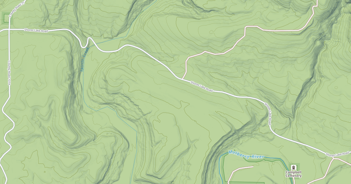 Map preview of SHORES LAKE "JETHRO"