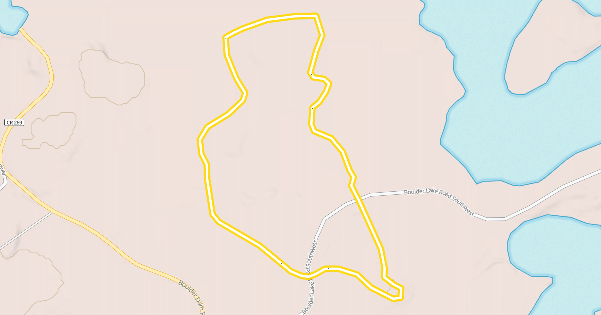 Map preview of Lone Wolf Run