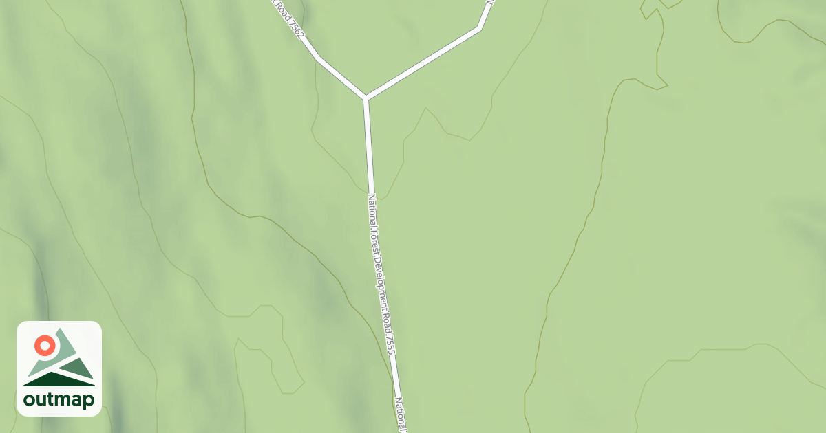 Map of MANTRAP RIDGE