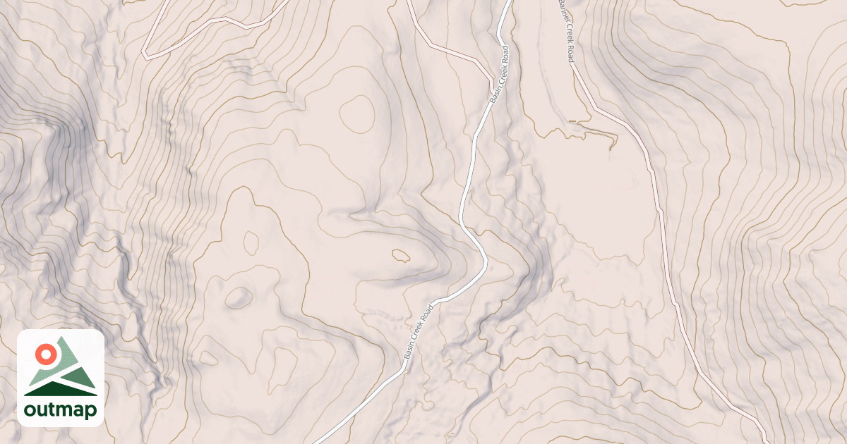 Map of BANNER CREEK