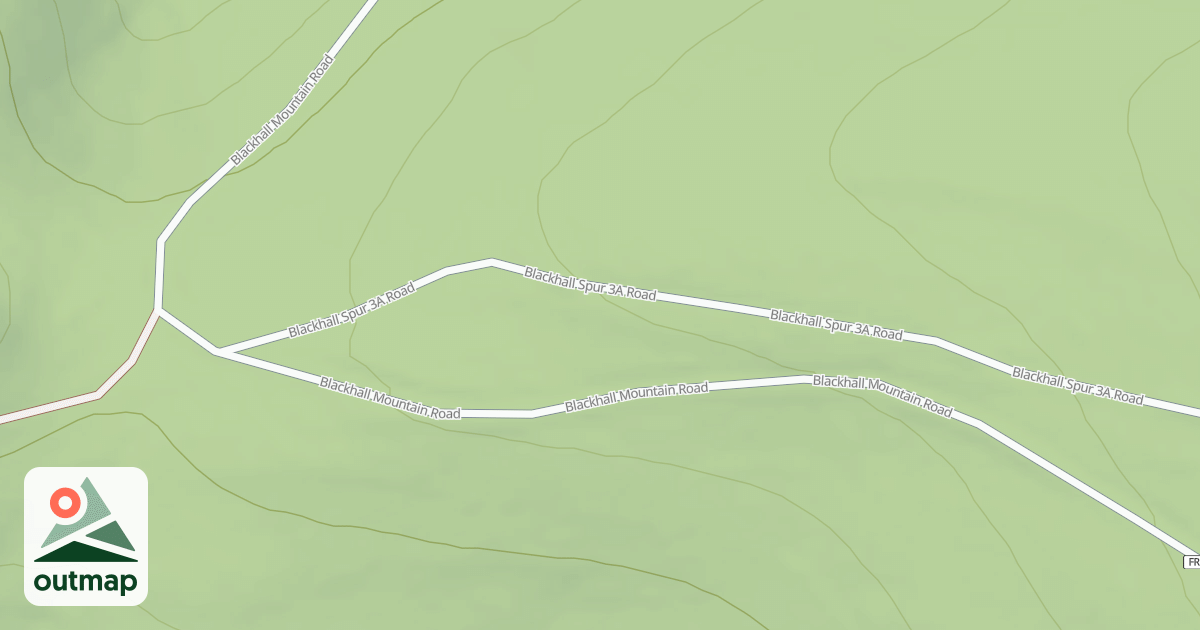 Map of BLACKHALL SPUR 3A
