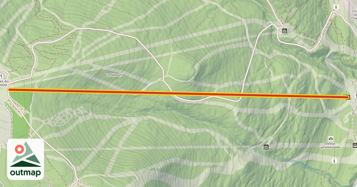 Map of Grande-Pointe Express