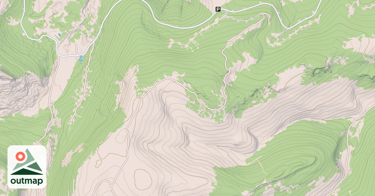 Map of GARLAND GULCH