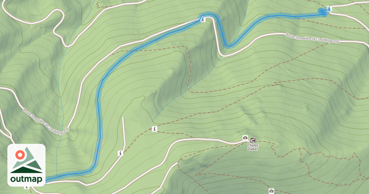 Map of Chemin Baumann