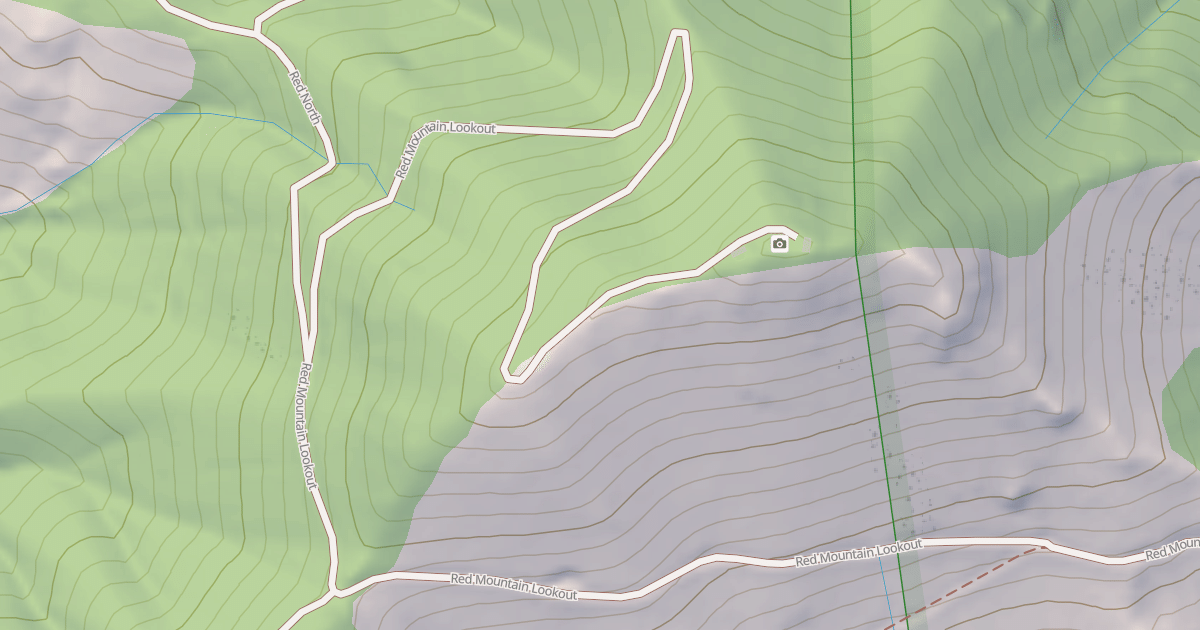 Map preview of RED MTN LOOKOUT