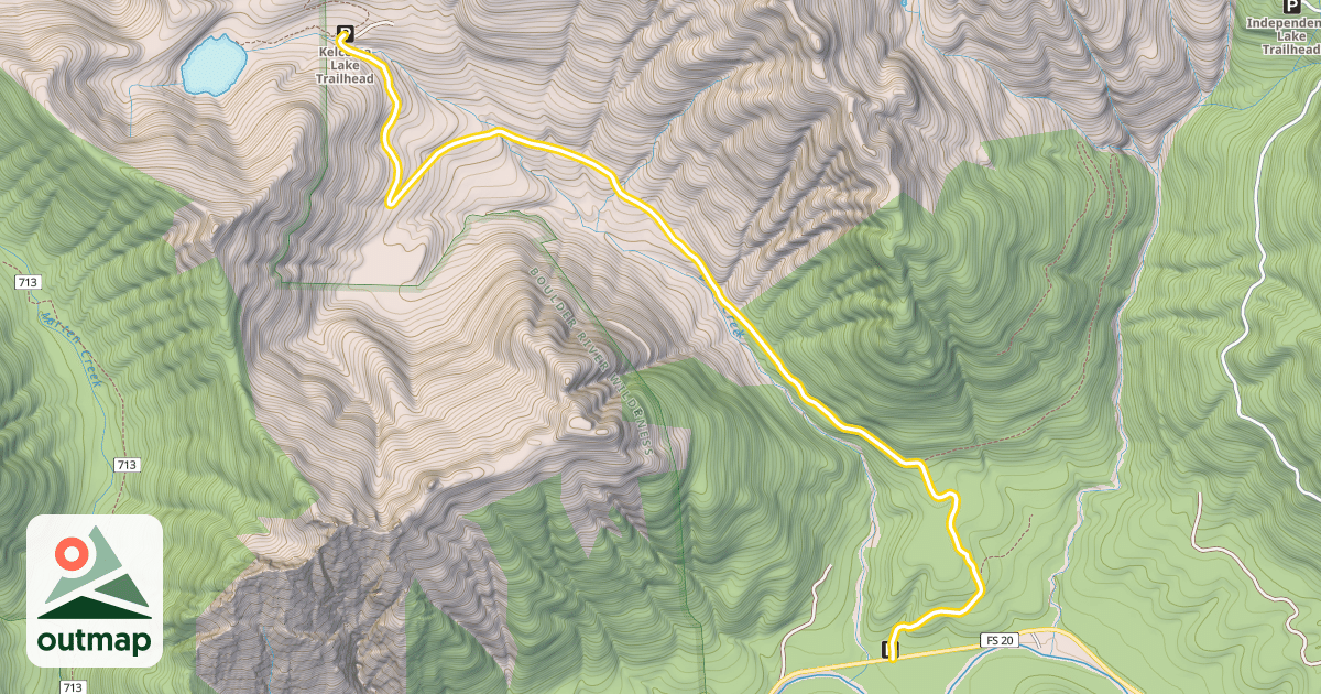 Map of Deer Creek Road