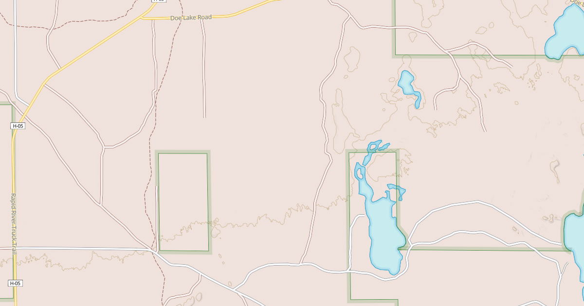 Map preview of PAQUETTE LAKE