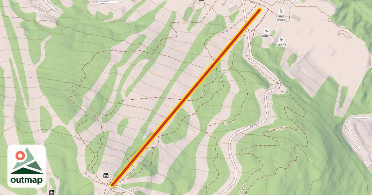 Map of Le Piedmont