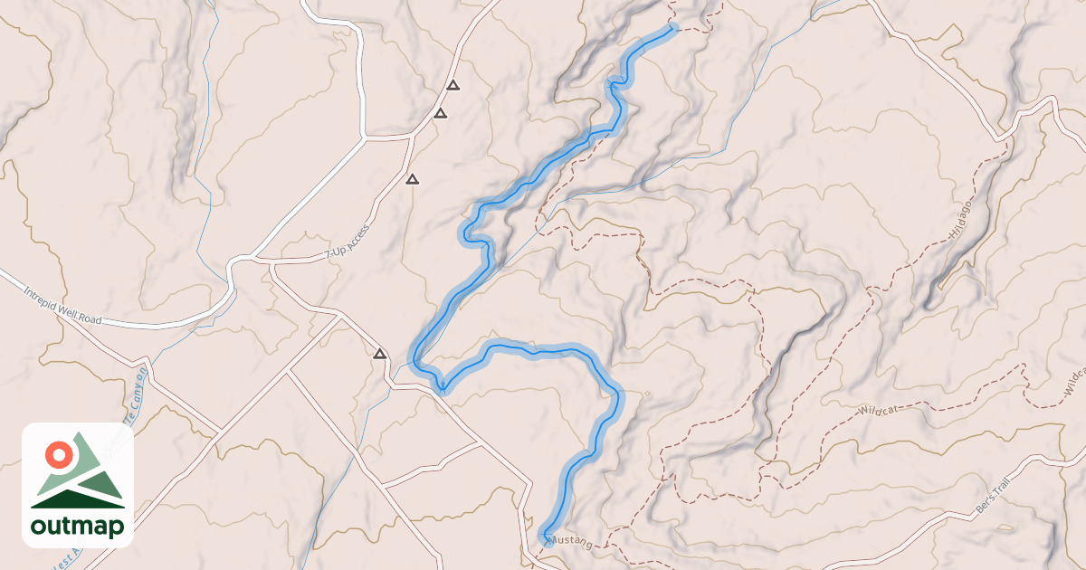 Map of Whirlwind Trail