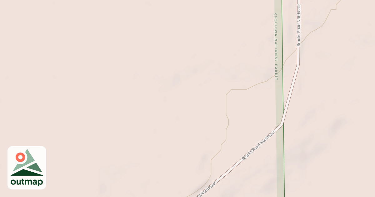 Map of BROOKS SPUR G