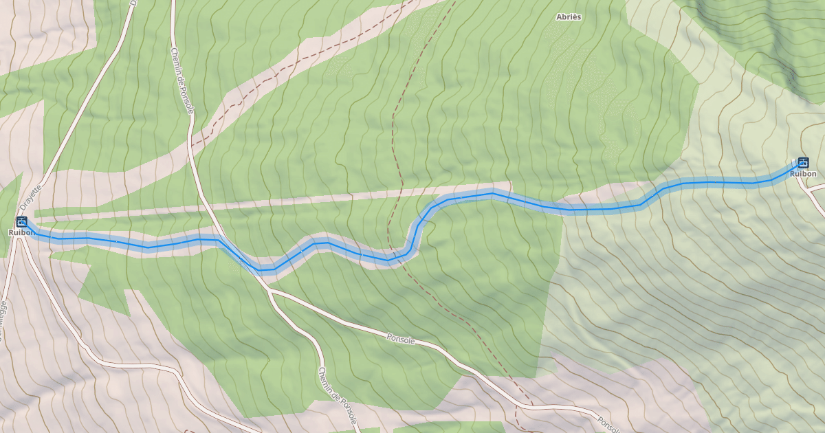 Map preview of Le Ruibon