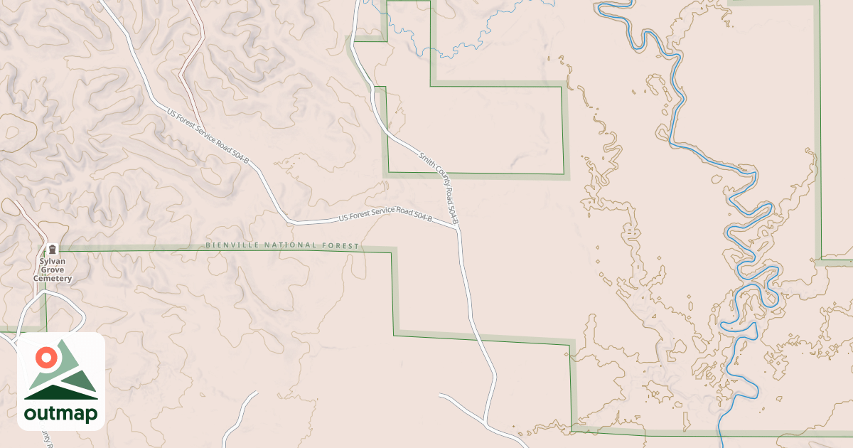 Map of USFS Motor Vehicle Use Map Roads {FC48628B-0F07-44B9-B13A-F19C7924EBD5}
